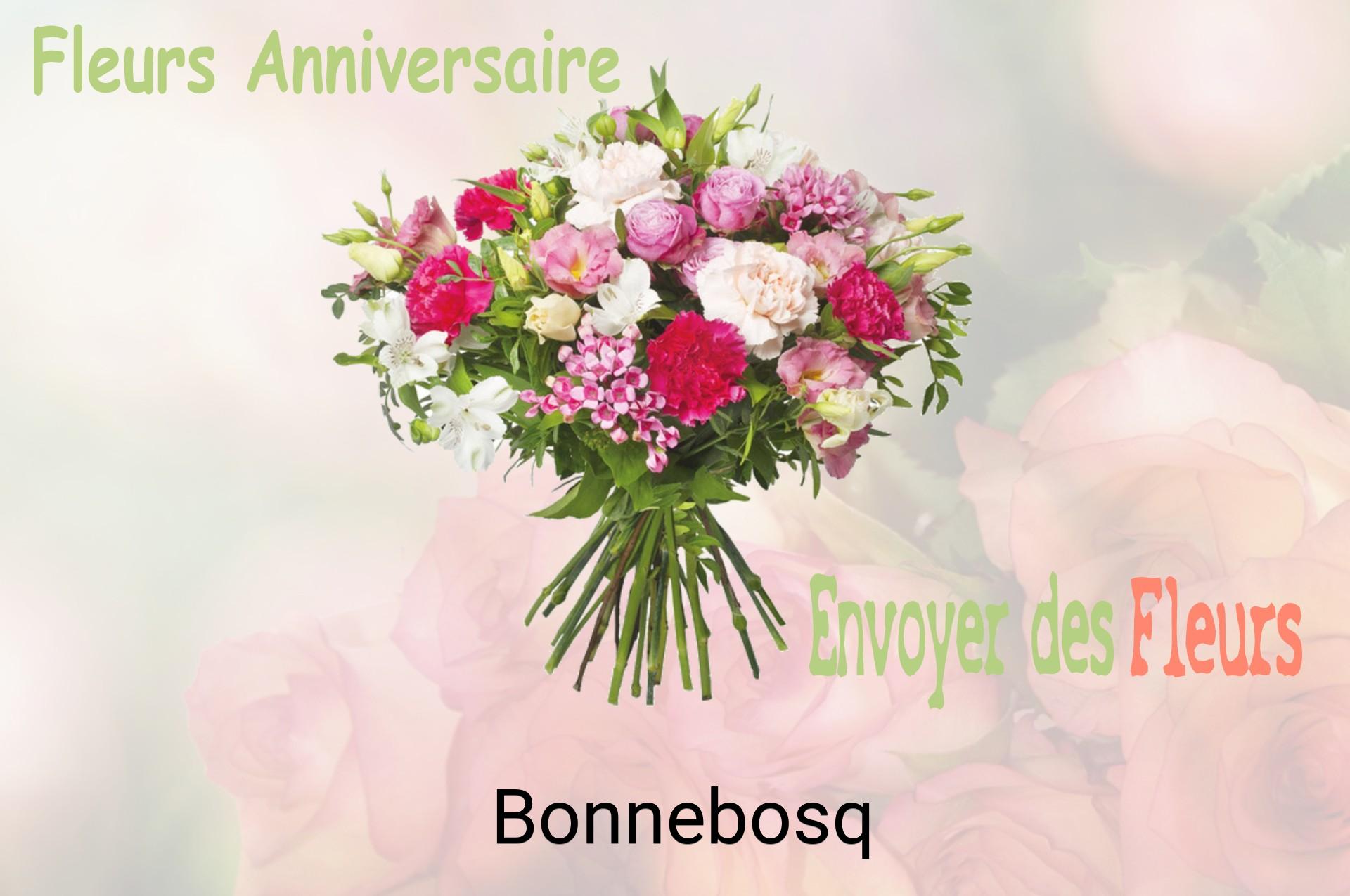 Bouquet de fleurs d’anniversaire livré à Bonnebosq
